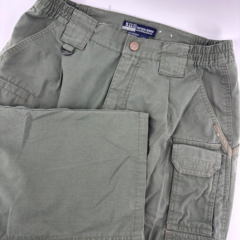 5.11 Tactical Series Cargo Pants Mens 30/32 Green Military Ripstop 74273